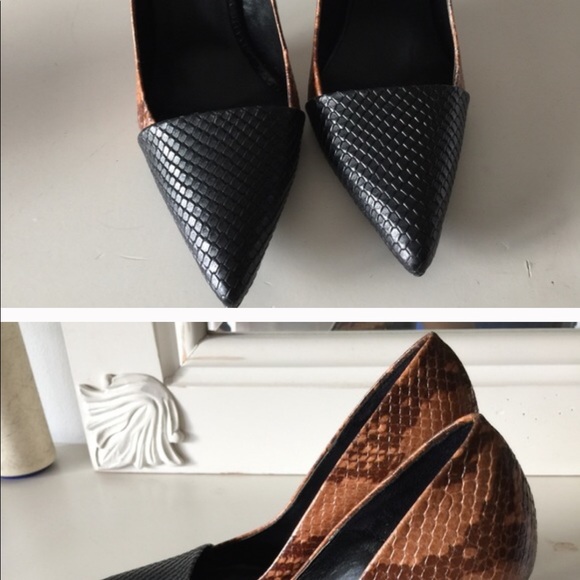 Zara Snake Stiletto Heels  size 36 - Picture 7 of 7